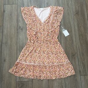 LC Lauren Conrad Floral Pink Dress